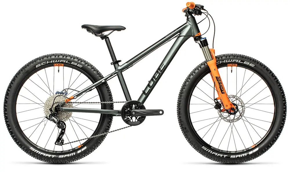 Cube Reaction 240 TM flash Grå & Orange – HardTail Mountain Bike