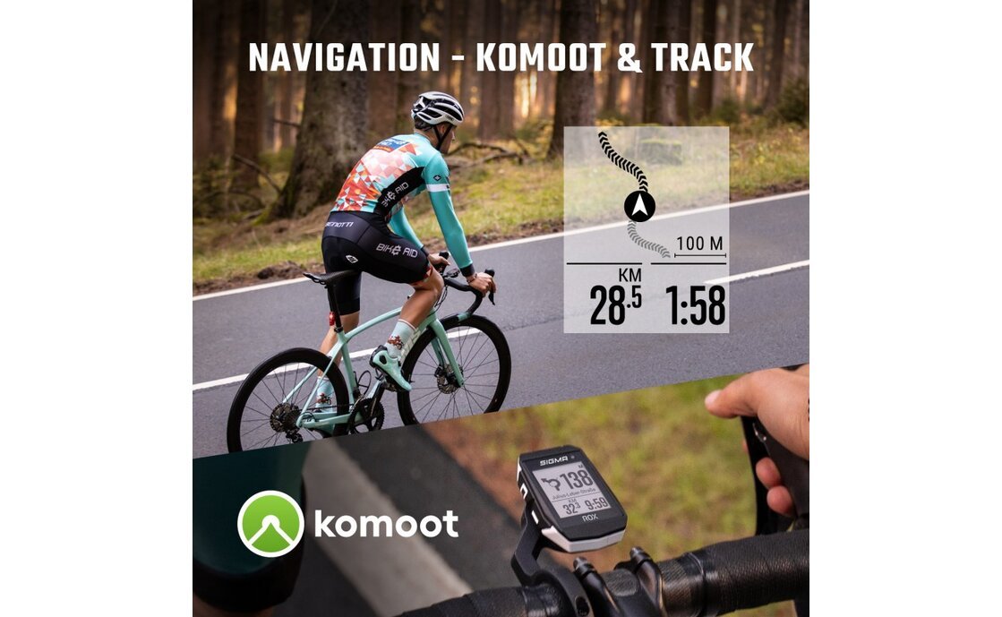 Sigma ROX 11.1 Evo HR set Bike Computer navigation