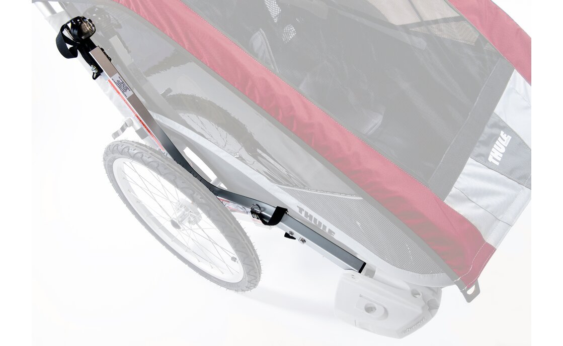 Thule Chariot Cougar 2 Red, incl. bike set bar