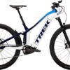 Trek Powerfly FS 7 (Crystal White-Alpine Dark Blue Fade) white bg