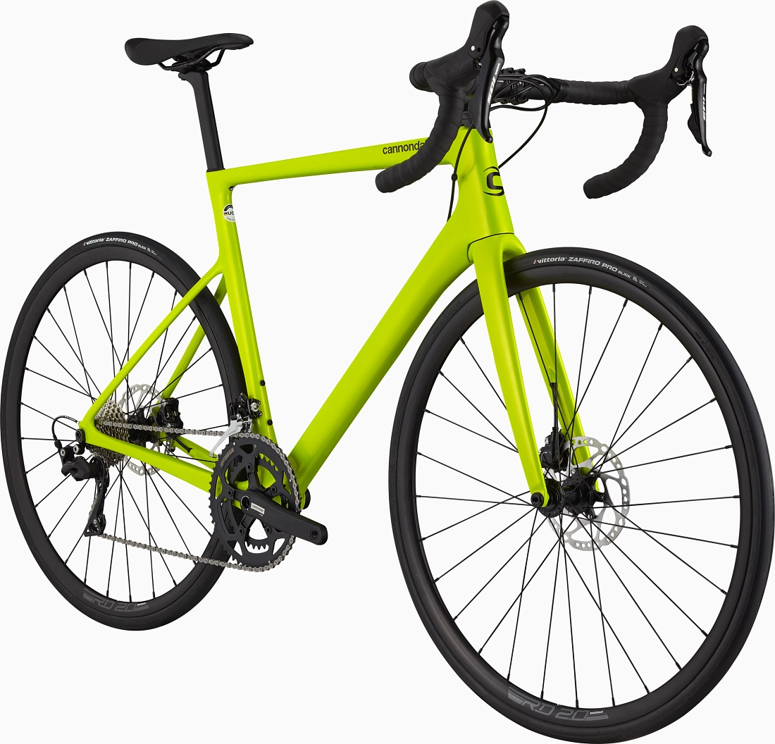 Cannondale SuperSix EVO Carbon Disc 105 Bio Lime Racing bike