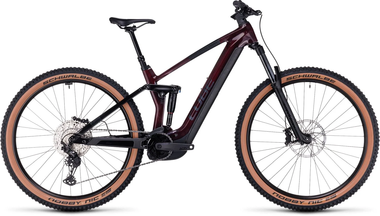 2023 Cube Stereo Hybrid 140 HPC Race 750 liquid red'n'black