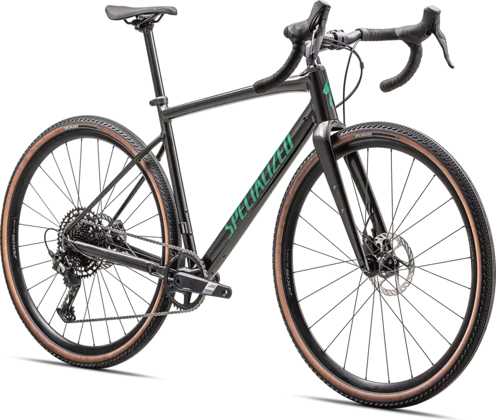 Specialized Diverge Comp E5 – 2025 - Gloss Metallic Obsidian - Metallic Pine Green