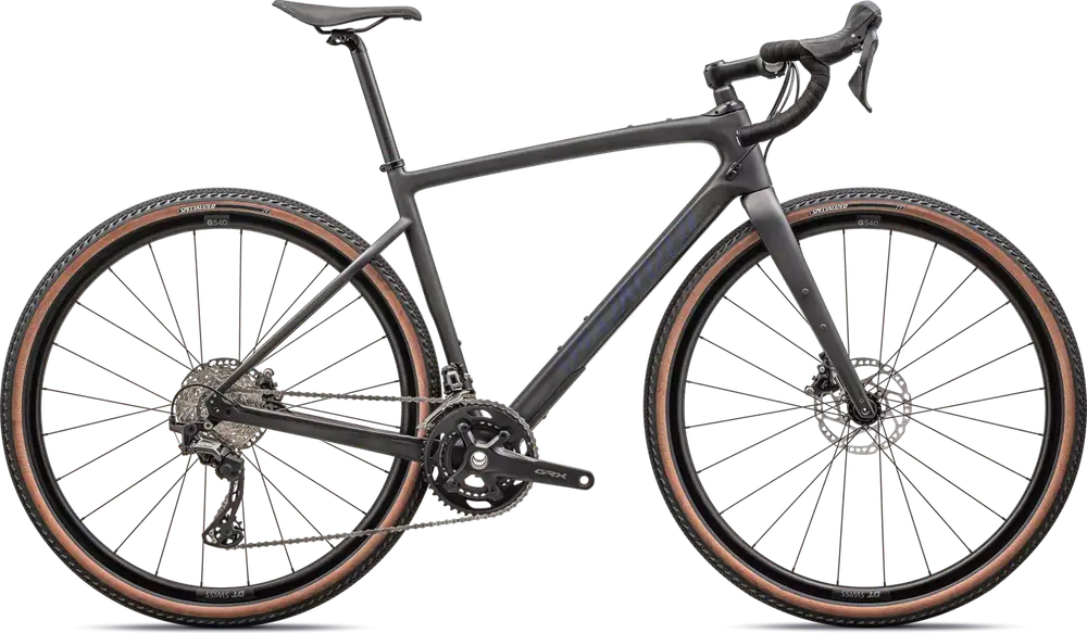 Specialized Diverge Sport Carbon – 2025 - Satin Carbon - Blue Onyx