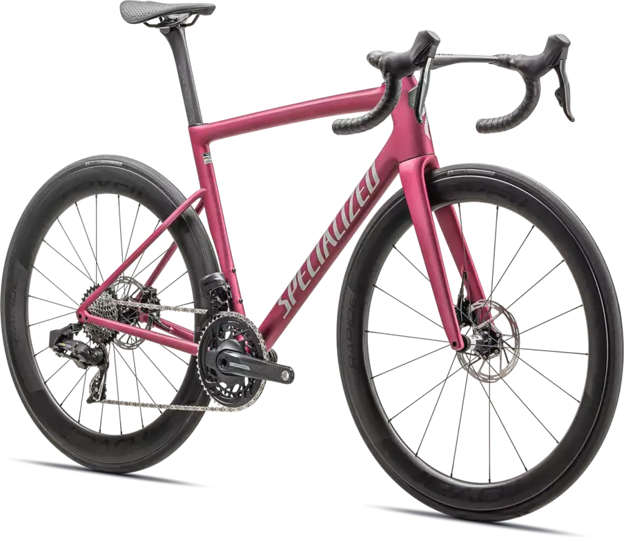 Specialized Tarmac SL8 Pro – 2025 - Satin Pink Tint over Silver Dust - Silver Dust